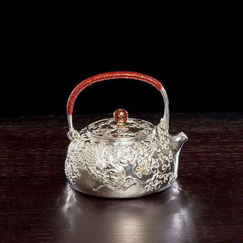 Pan Long 170cc - Handmade silver pot zycschina