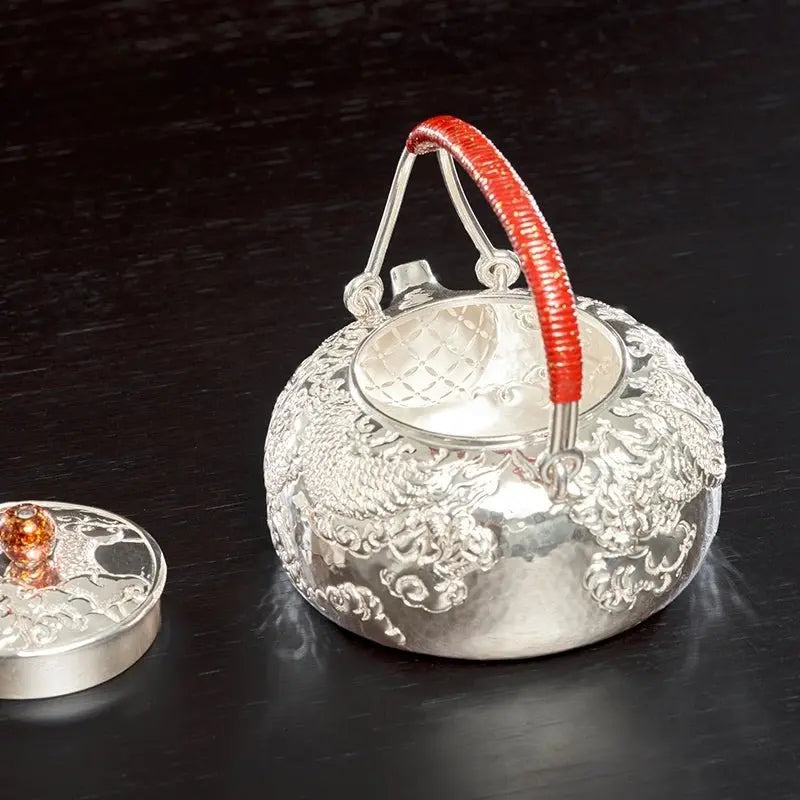 Pan Long 170cc - Handmade silver pot zycschina