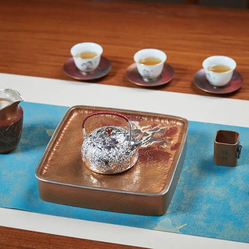 Pan Long 170cc - Handmade silver pot zycschina