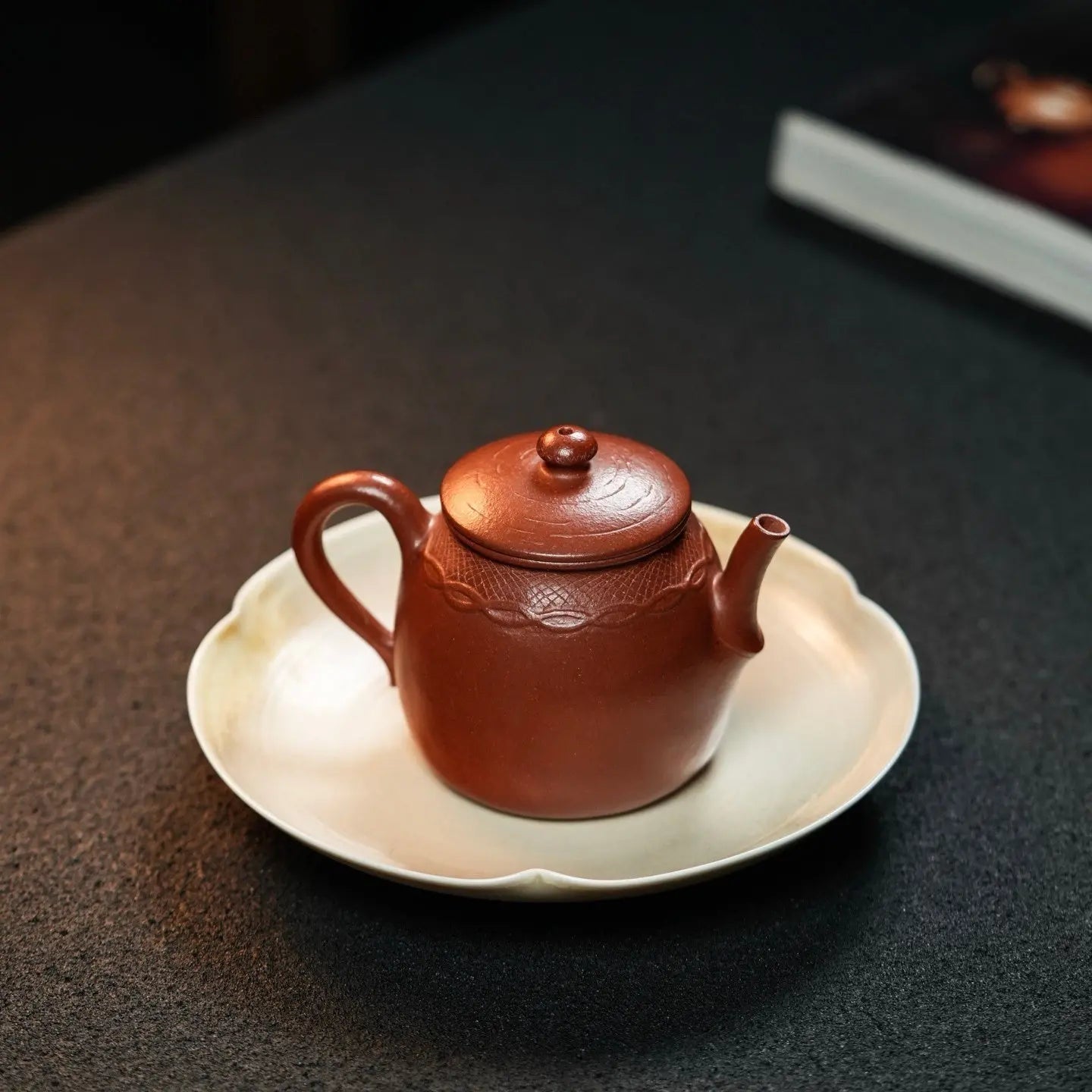 Pan Zhu 180cc - Yixing Handmade Teapot 江苏宜兴