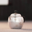 Pi Qiu Hua 200cc - Handmade silver pot zycschina