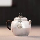 Pi Qiu Hua 200cc - Handmade silver pot zycschina