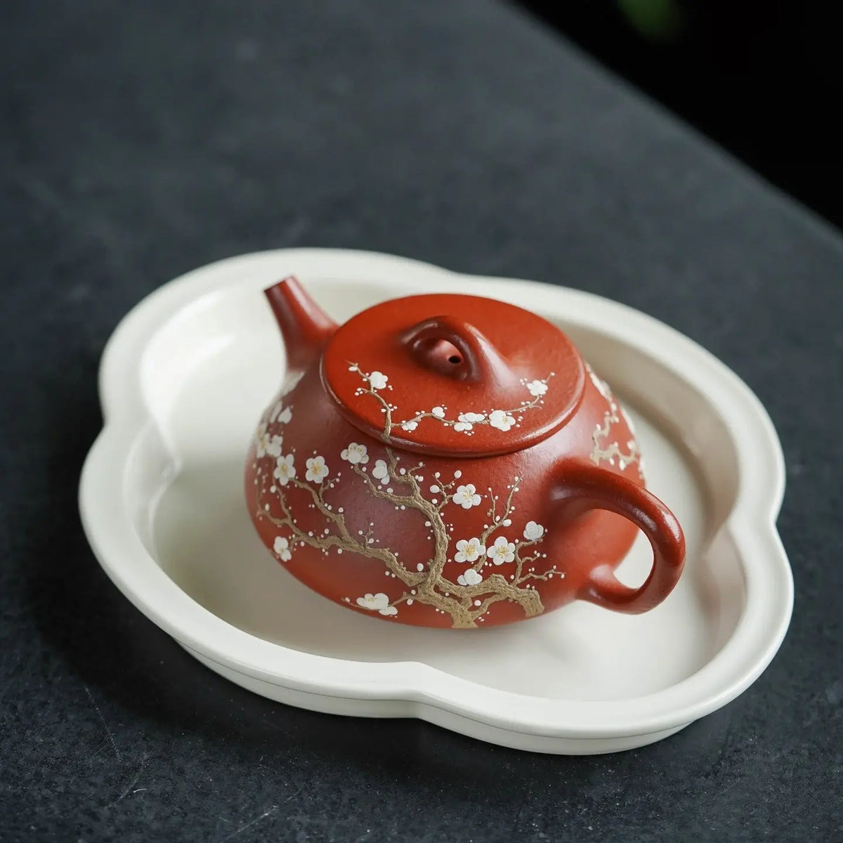 Ping Gai Shi Piao 130cc - Yixing Handmade Teapot 江苏宜兴