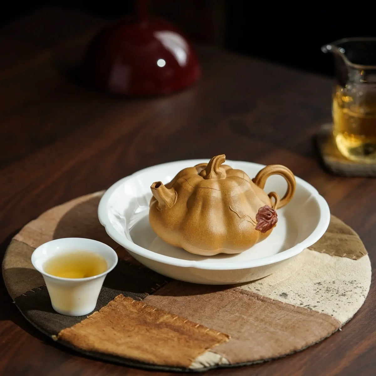 Pumpkin 135cc - Yixing Handmade Teapot 江苏宜兴