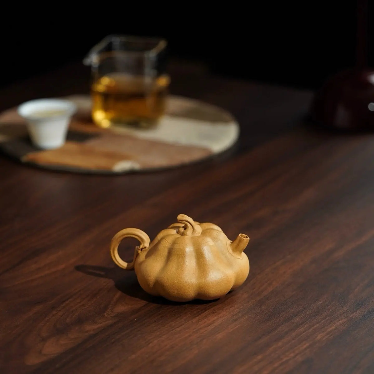 Pumpkin 135cc - Yixing Handmade Teapot 江苏宜兴