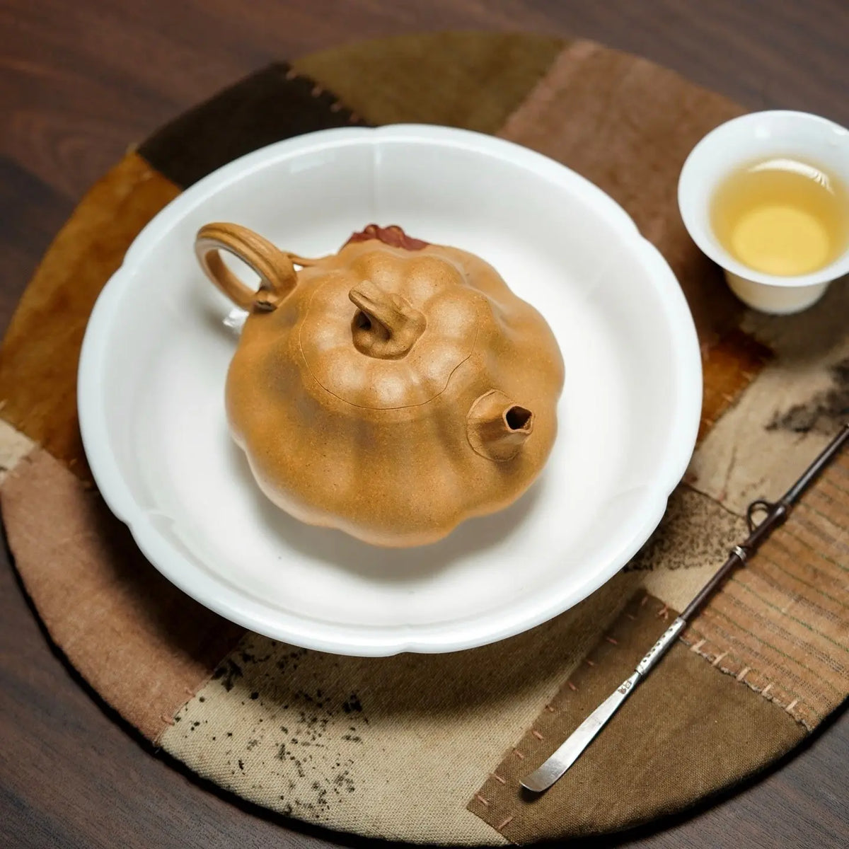 Pumpkin 135cc - Yixing Handmade Teapot 江苏宜兴