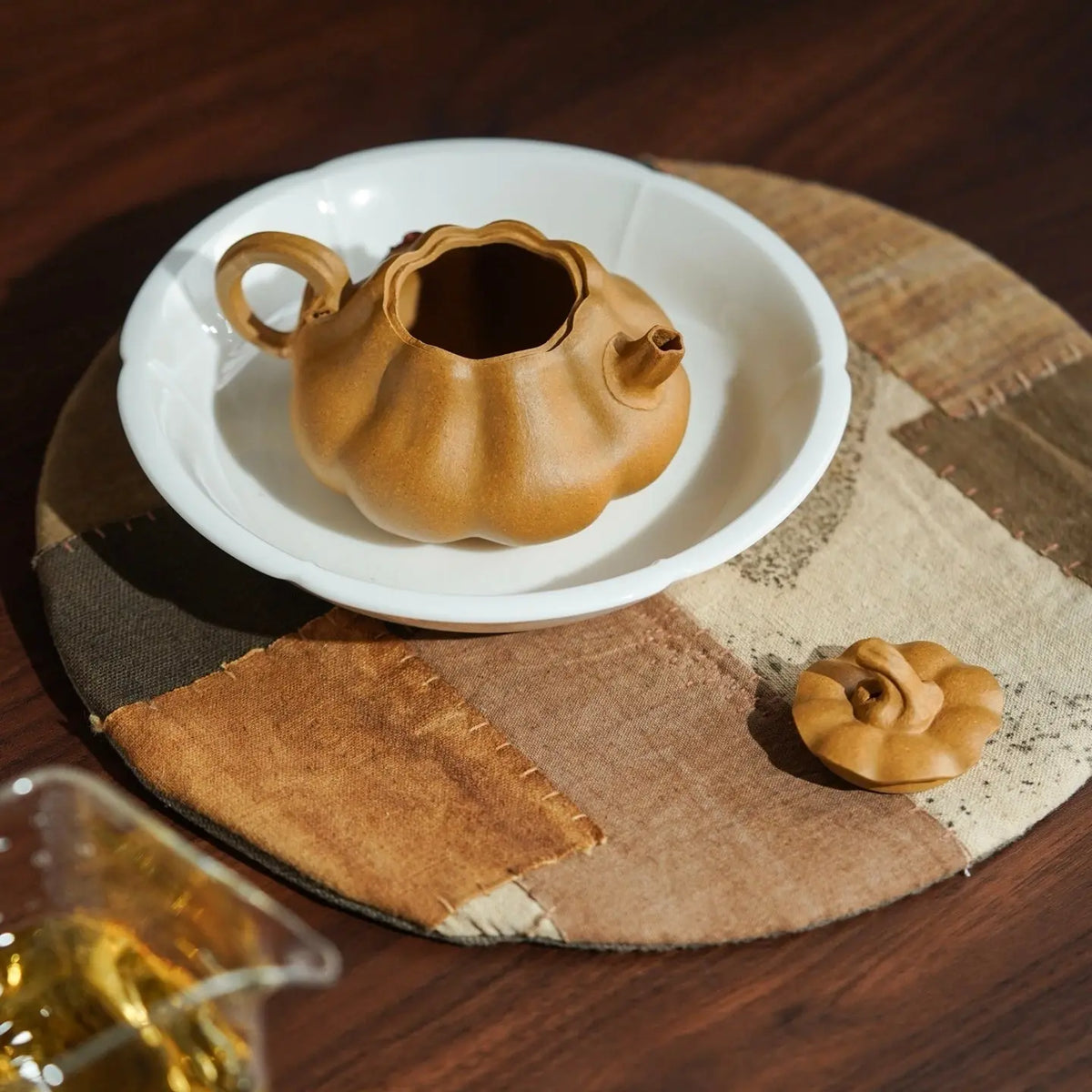 Pumpkin 135cc - Yixing Handmade Teapot 江苏宜兴