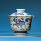 Qi Lin Xian Rui 160cc - Jing De Zhen Porcelain Gaiwan zycschina