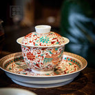 Qi Lin Zhui Yue - Jing De Zhen Porcelain Gaiwan zycschina