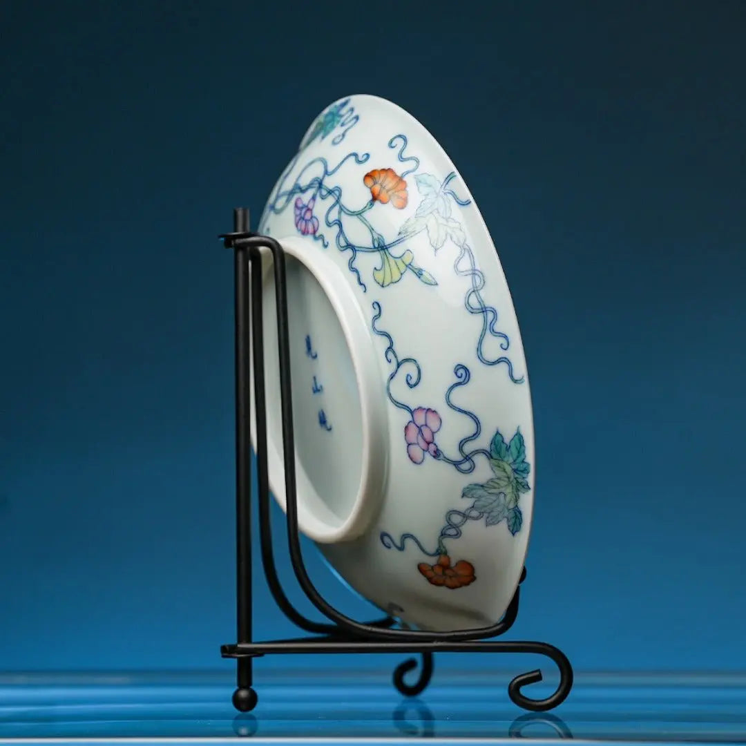 Qian Niu Hua 115cc - Jing De Zhen Porcelain Gaiwan zycschina