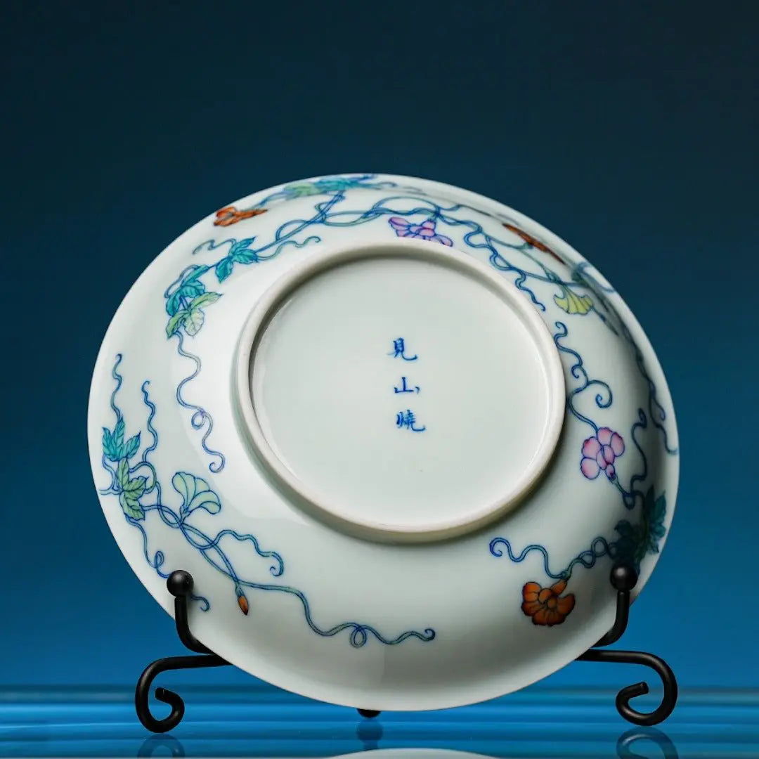 Qian Niu Hua 115cc - Jing De Zhen Porcelain Gaiwan zycschina