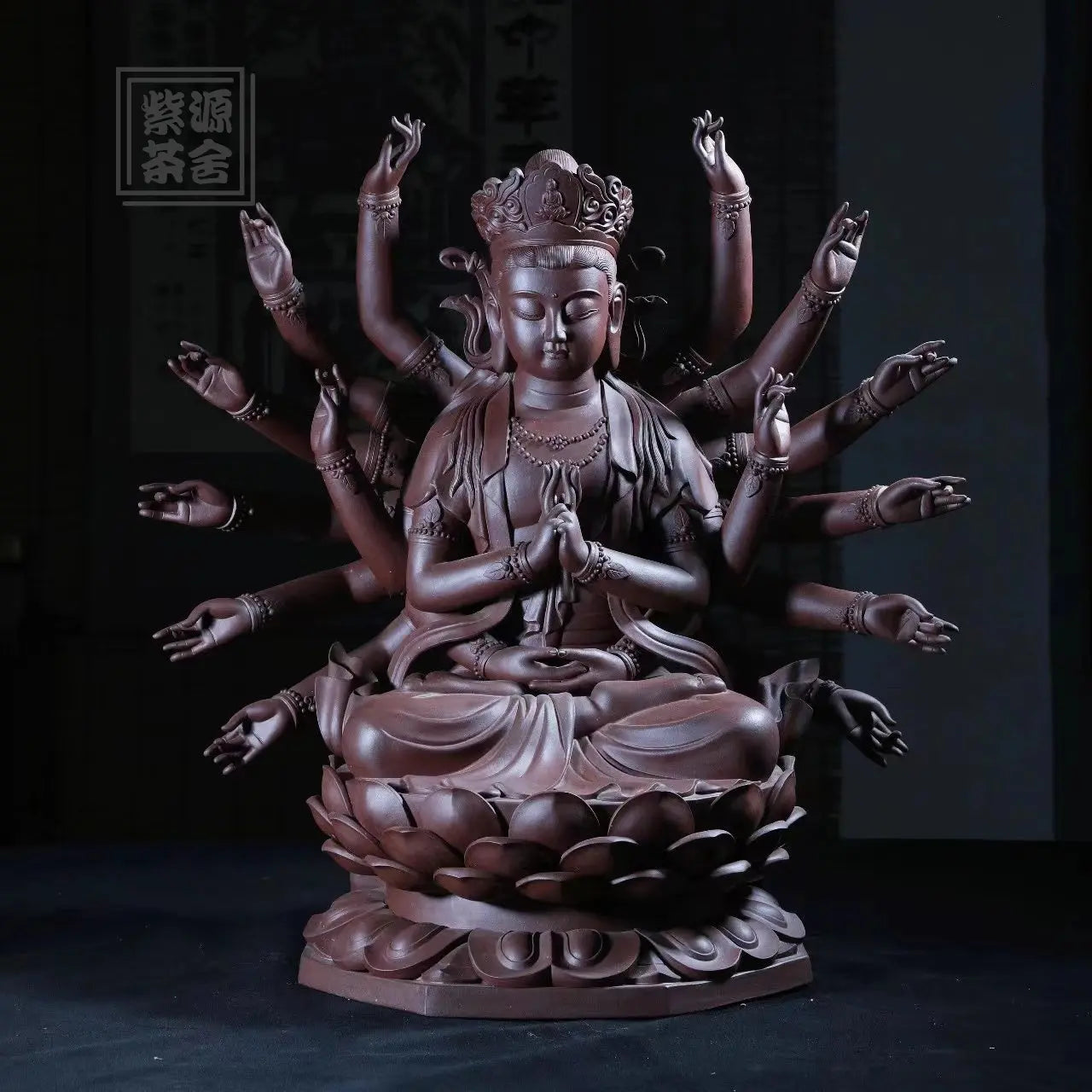 Qian Shou Guan Yin  - Zisha Sculpture 江苏宜兴