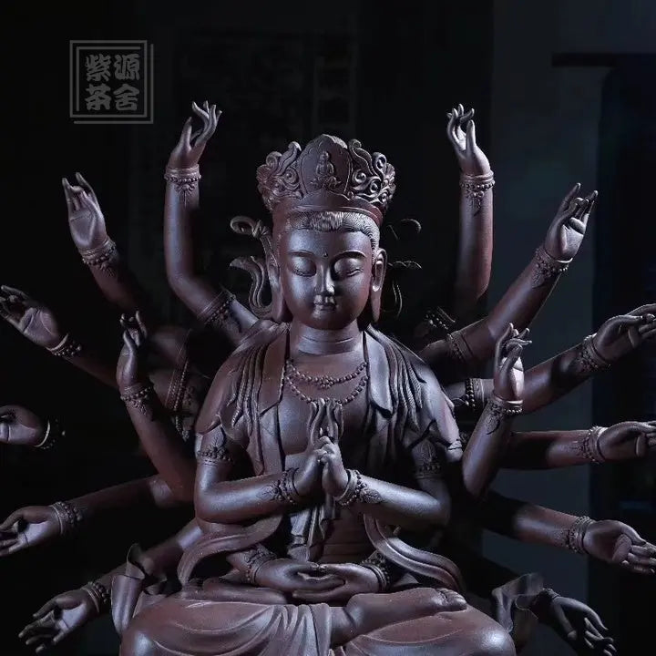 Qian Shou Guan Yin  - Zisha Sculpture 江苏宜兴