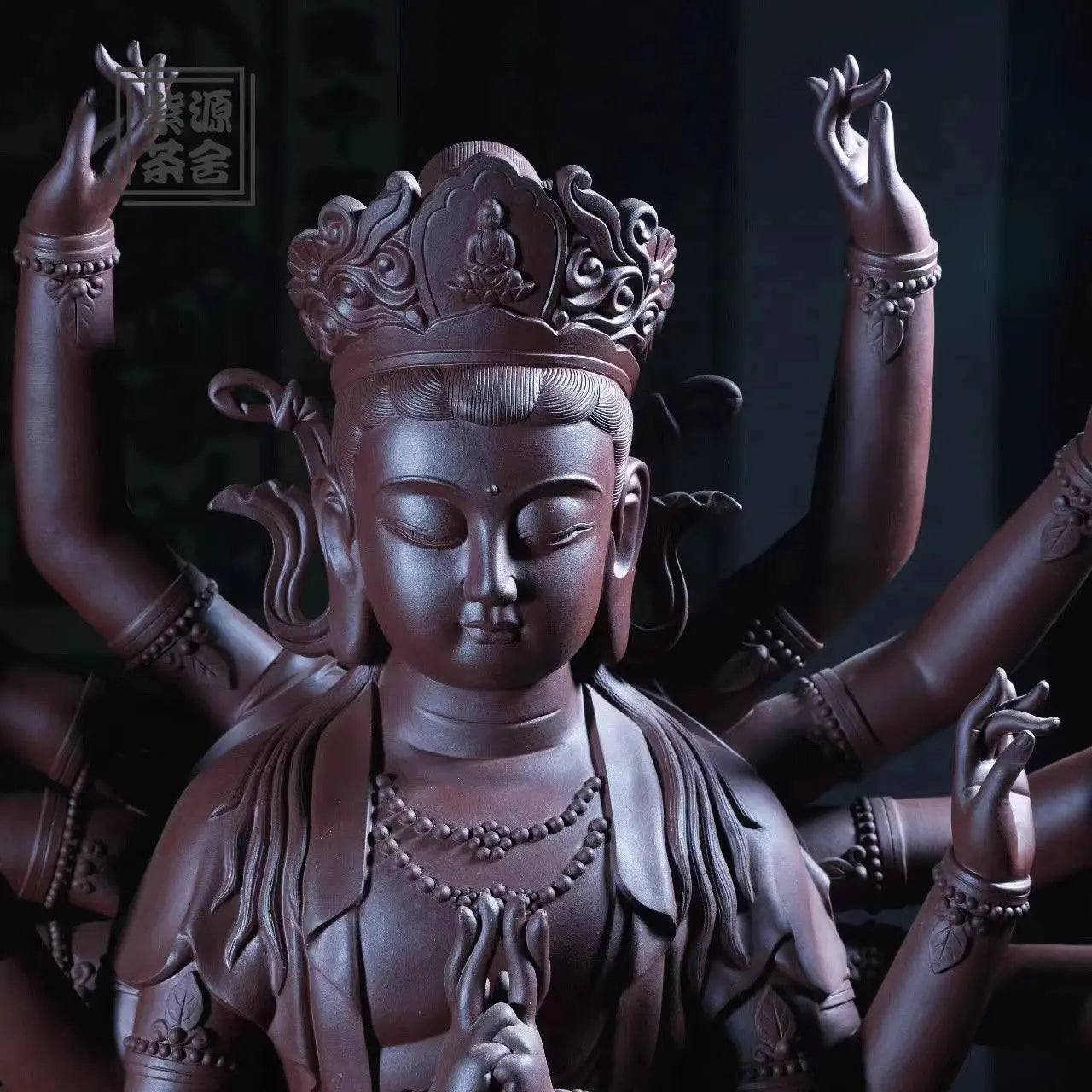 Qian Shou Guan Yin  - Zisha Sculpture 江苏宜兴