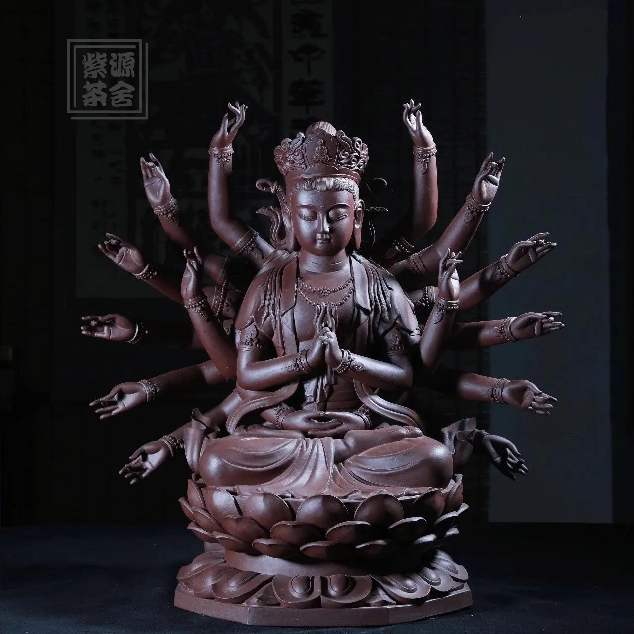 Qian Shou Guan Yin  - Zisha Sculpture 江苏宜兴