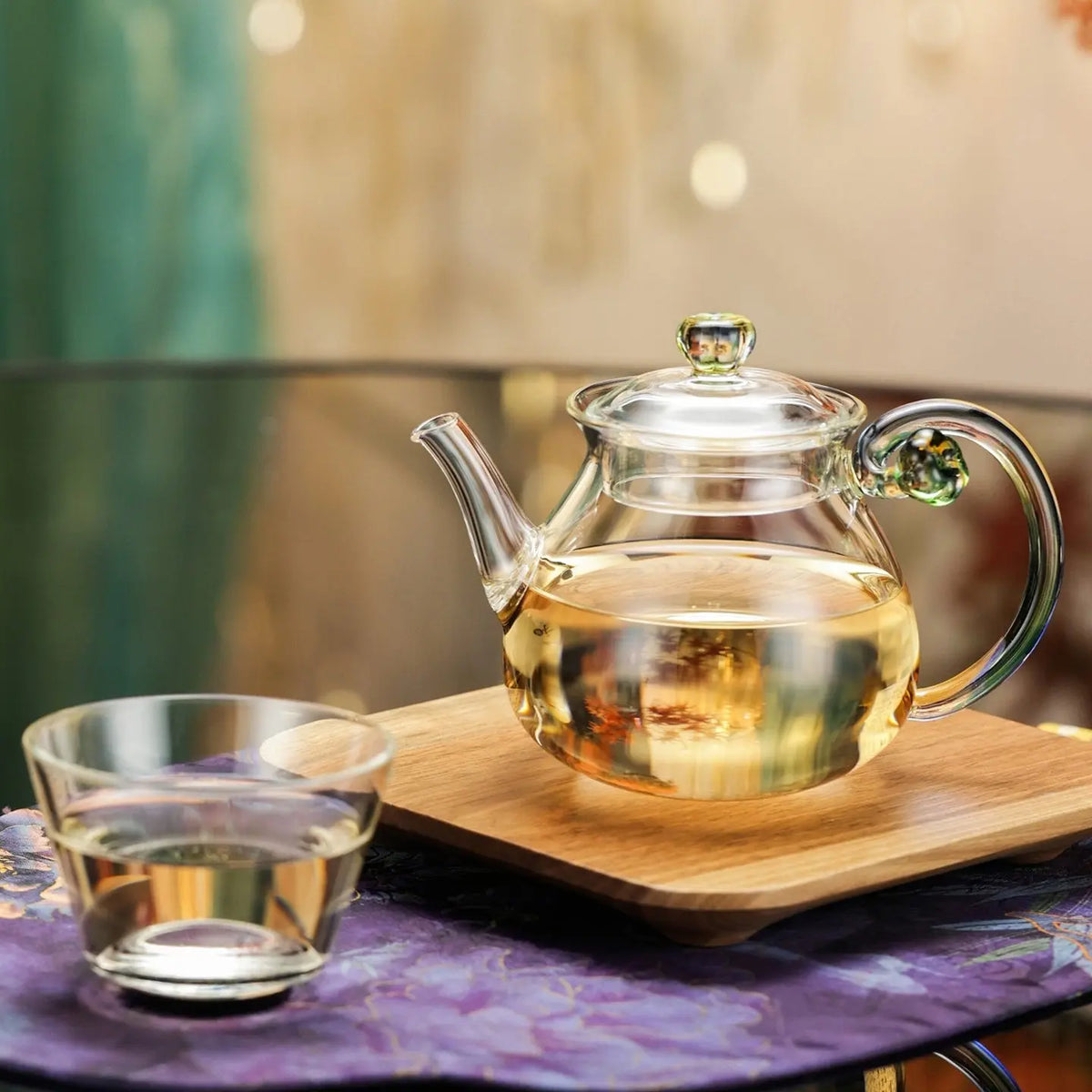 Qing Lian 320cc - Glass teapot zycschina