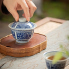Qing Tong Tao Tie Wen - Jing De Zhen Porcelain Gaiwan zycschina