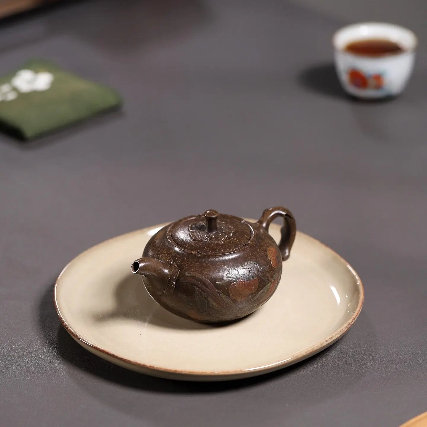Qiu Shi Set 200cc - Yixing Handmade Teapot 江苏宜兴