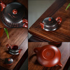 Qu Hu 120cc - Yixing Handmade Teapot 江苏宜兴