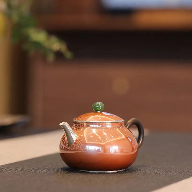 Ri Yue Qing - Handmade silver pot zycschina