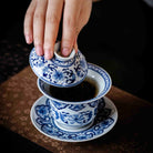 Ru Yi 130cc - Jing De Zhen Porcelain Gaiwan zycschina