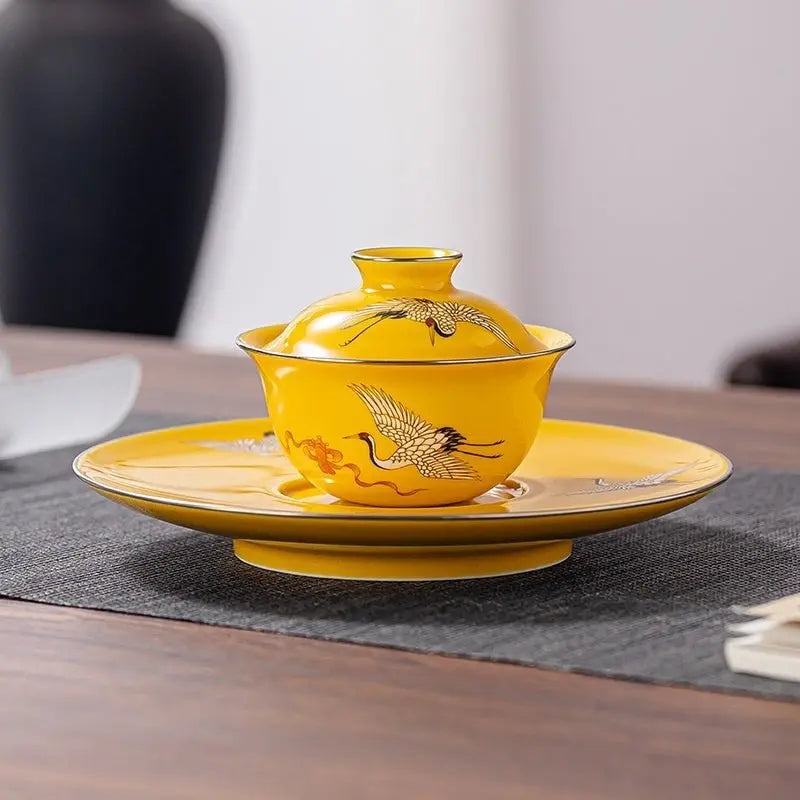 Ru Yi He 150cc - Jing De Zhen Porcelain Gaiwan zycschina