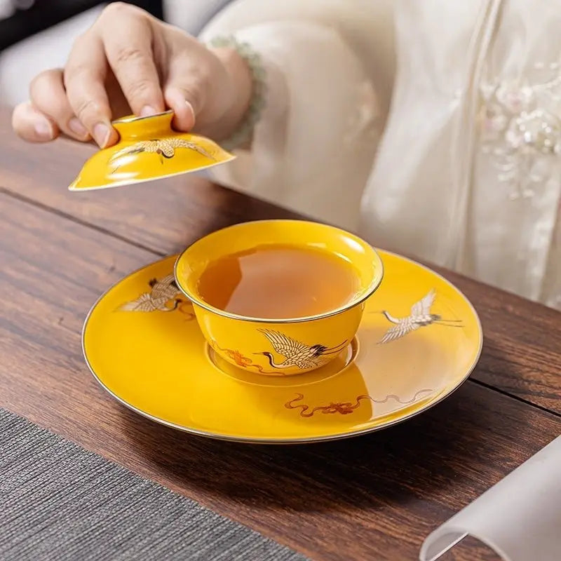 Ru Yi He 150cc - Jing De Zhen Porcelain Gaiwan zycschina