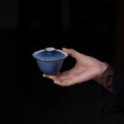 Sa Lan Jian Bian 140cc - Jing De Zhen Porcelain Gaiwan zycschina