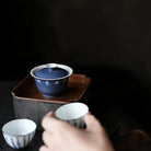 Sa Lan Shi Wen 80cc - Jingdezhen Porcelain Gaiwan zycschina