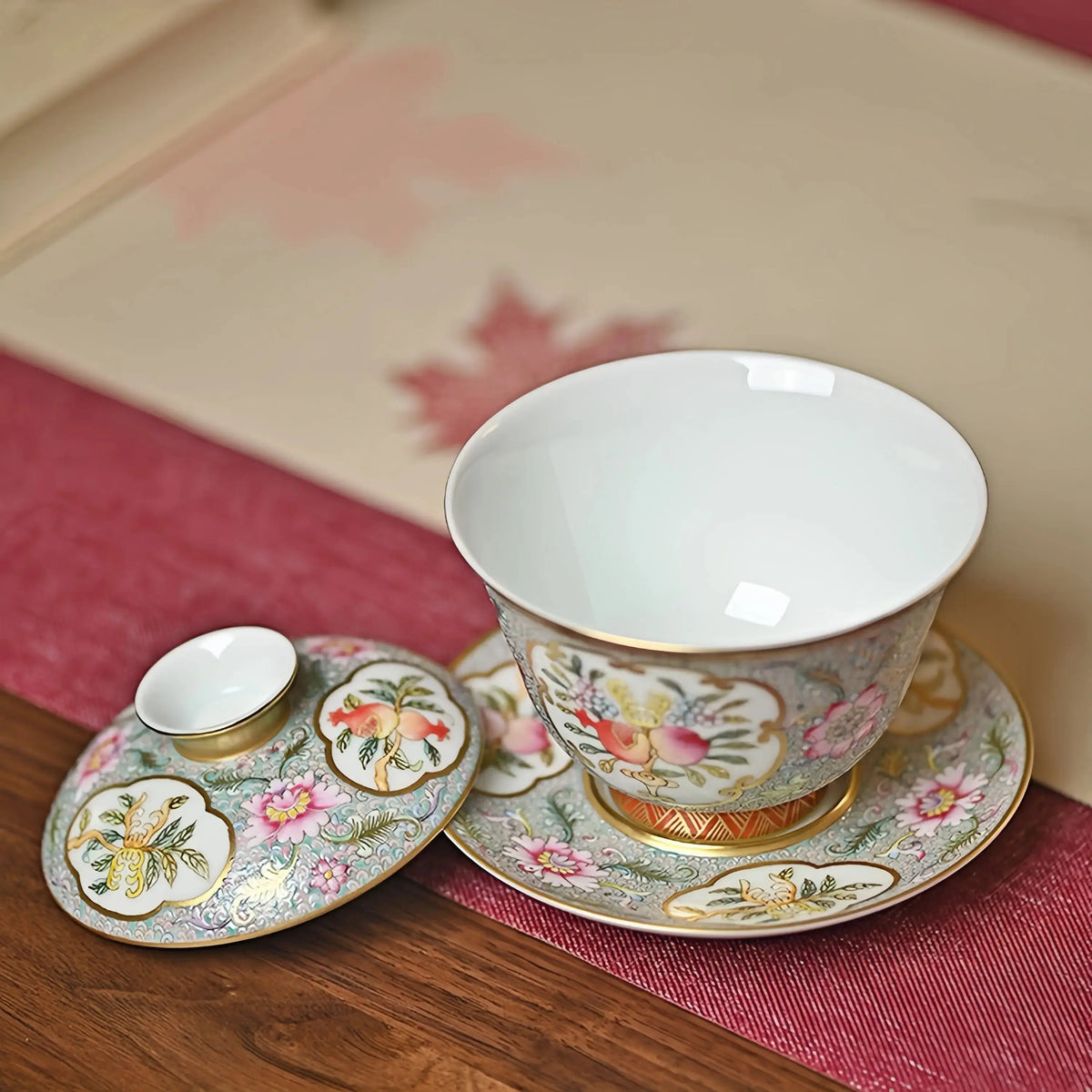 San Duo 150cc - Jing De Zhen Porcelain Gaiwan zycschina