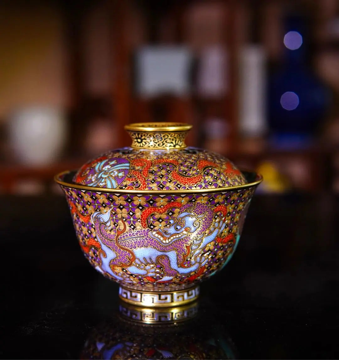 San Shi Xi Xiu Qiu - Jing De Zhen Porcelain Gaiwan zycschina