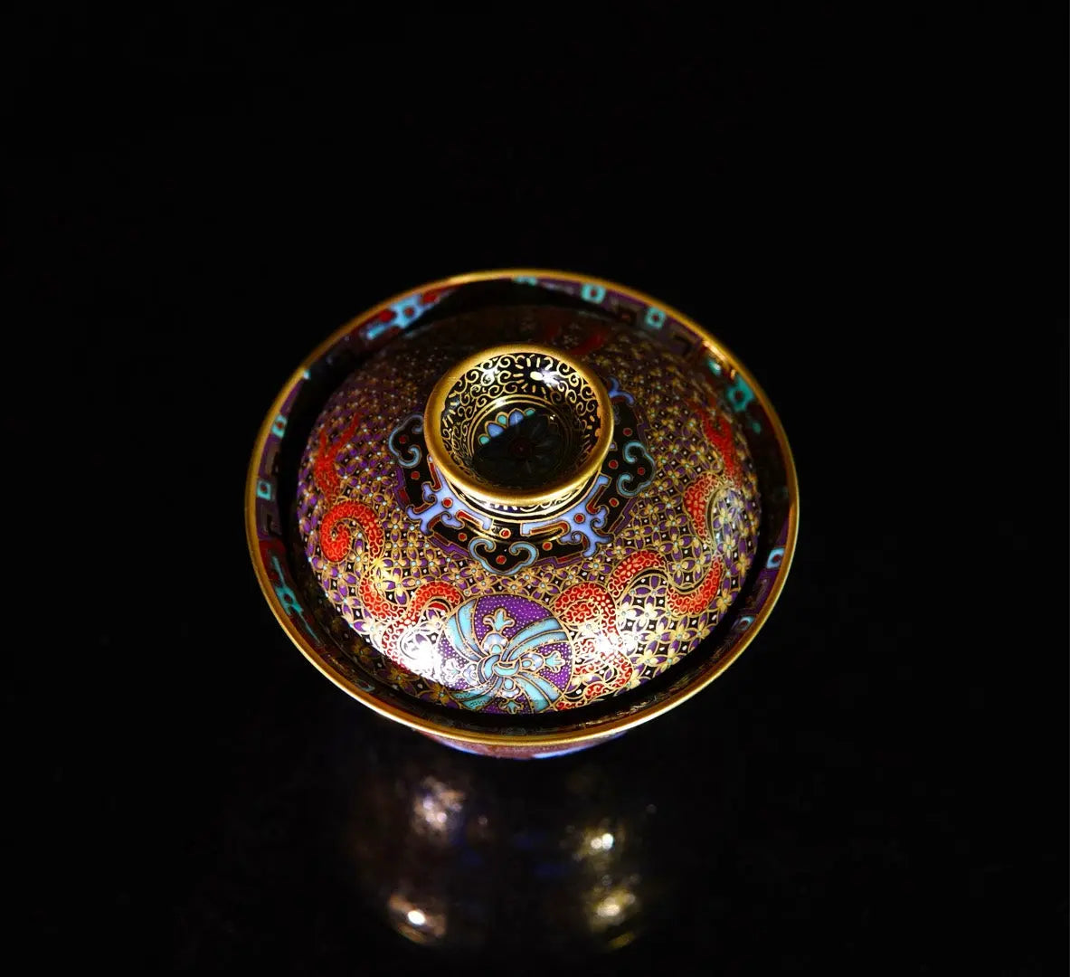 San Shi Xi Xiu Qiu - Jing De Zhen Porcelain Gaiwan zycschina
