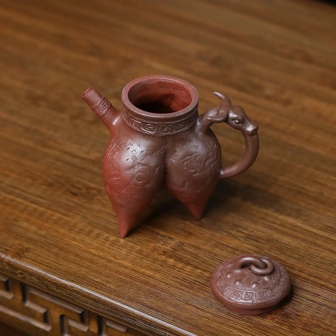 San Zu Ding 150cc - Yixing Handmade Teapot 江苏宜兴