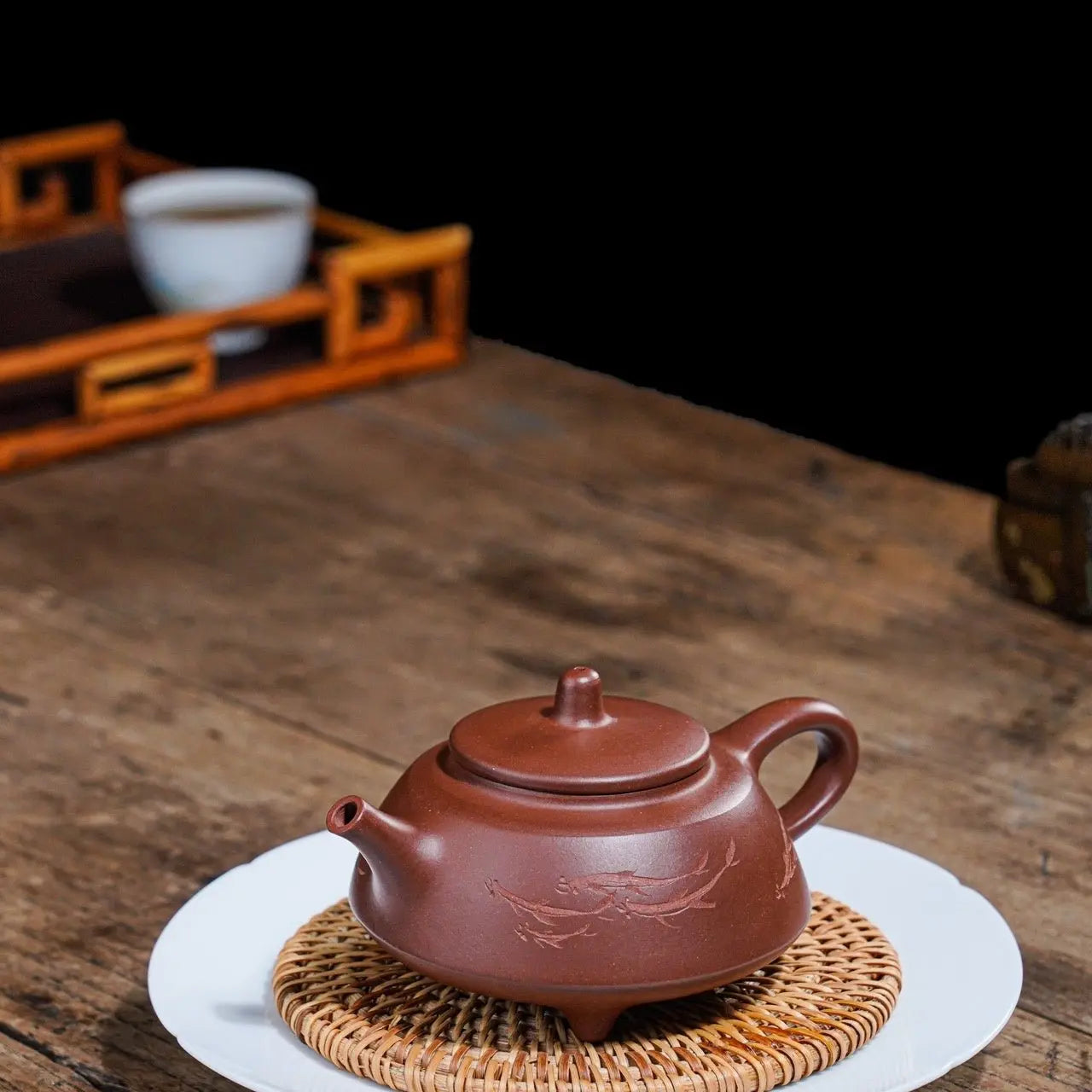 San Zu Ru Ding 180cc - Yixing Handmade Teapot 江苏宜兴