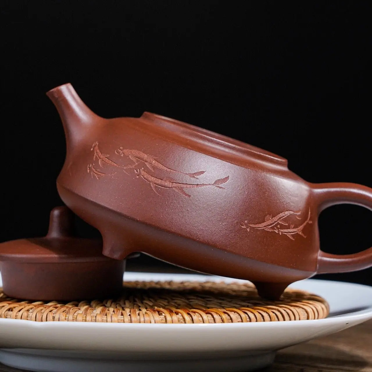 San Zu Ru Ding 180cc - Yixing Handmade Teapot 江苏宜兴
