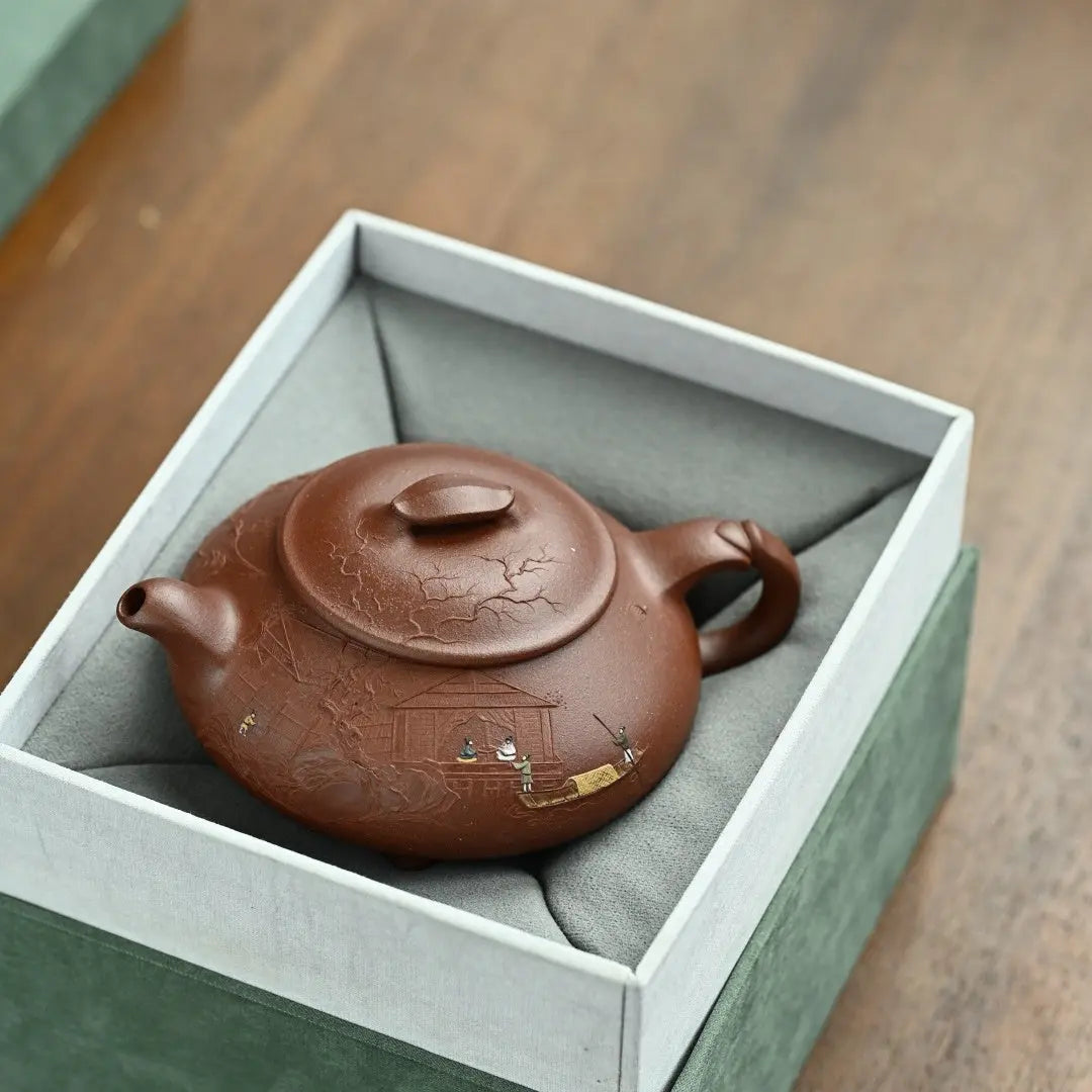 San Zu Ru Piao 170cc - Yixing Handmade Teapot 江苏宜兴
