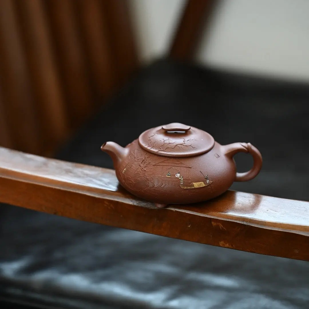 San Zu Ru Piao 170cc - Yixing Handmade Teapot 江苏宜兴