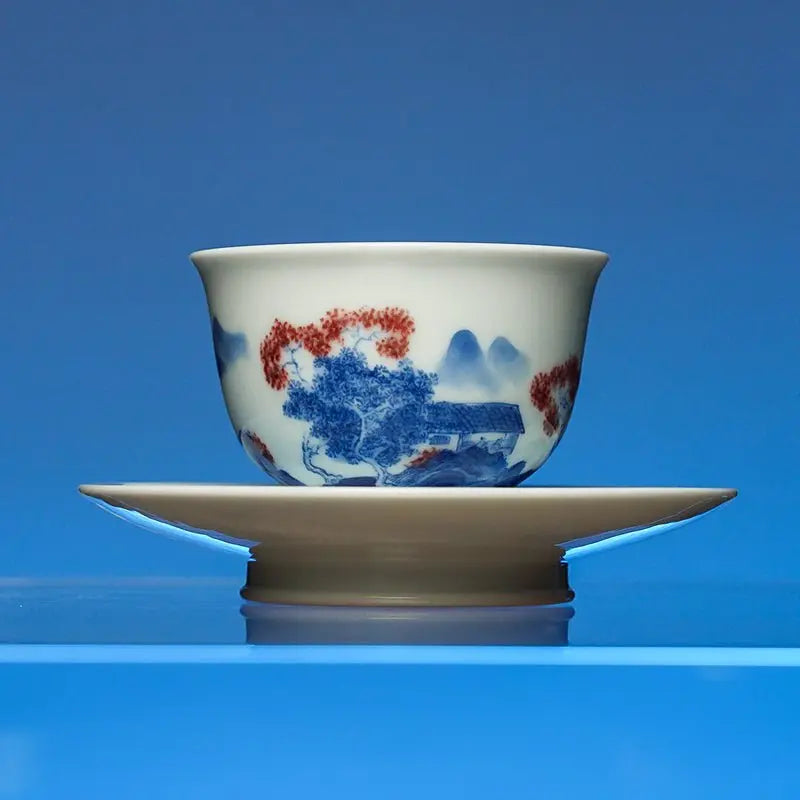 Shan Shui 100cc - Jing De Zhen Porcelain Gaiwan zycschina