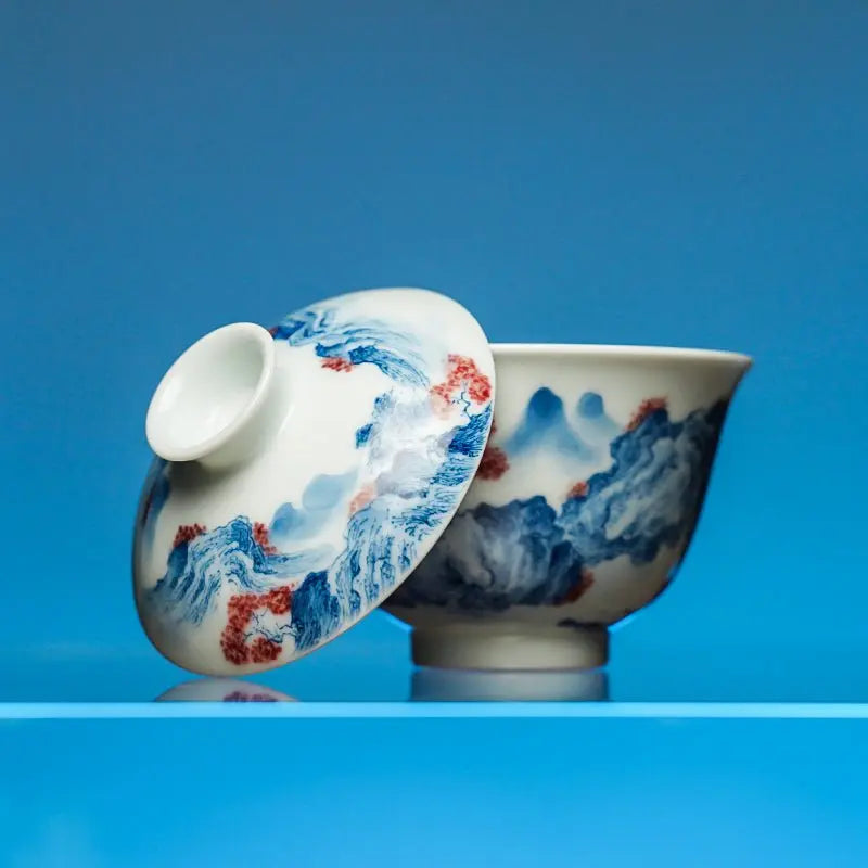 Shan Shui 100cc - Jing De Zhen Porcelain Gaiwan zycschina