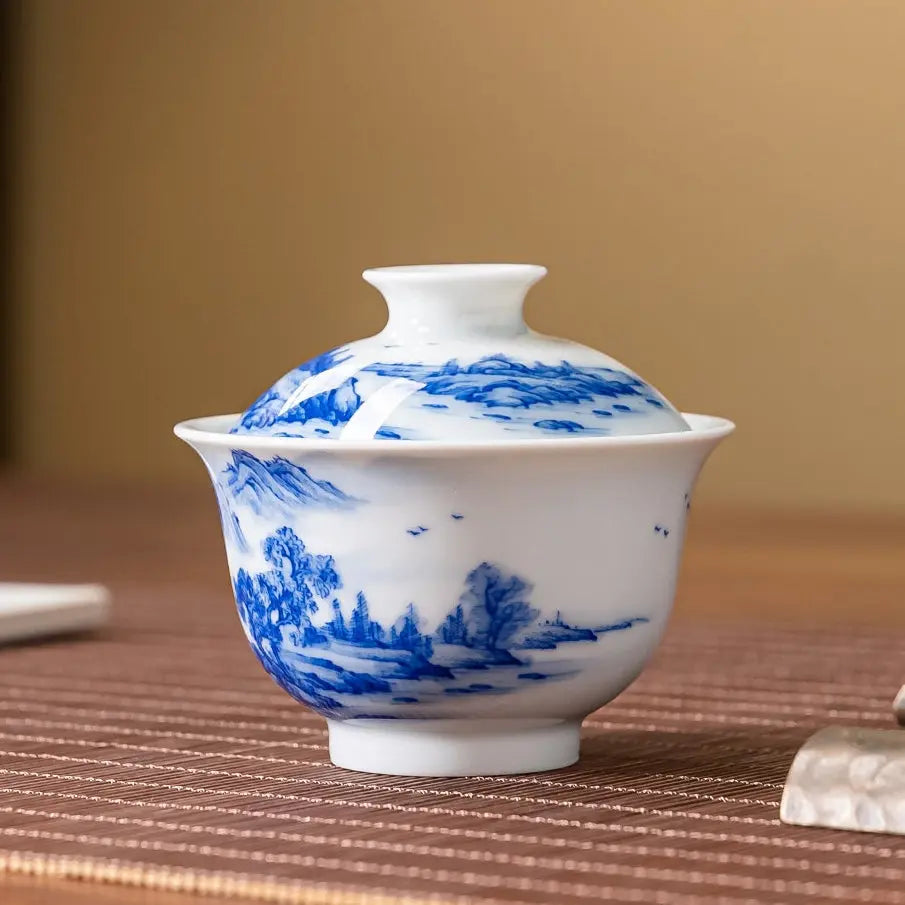 Shan Shui 100cc - Jing De Zhen Porcelain Gaiwan zycschina