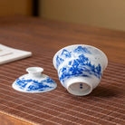 Shan Shui 100cc - Jing De Zhen Porcelain Gaiwan zycschina