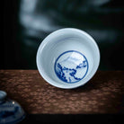 Shan Shui 110cc - Jing De Zhen Porcelain Gaiwan zycschina