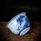 Shan Shui 110cc - Jing De Zhen Porcelain Gaiwan zycschina
