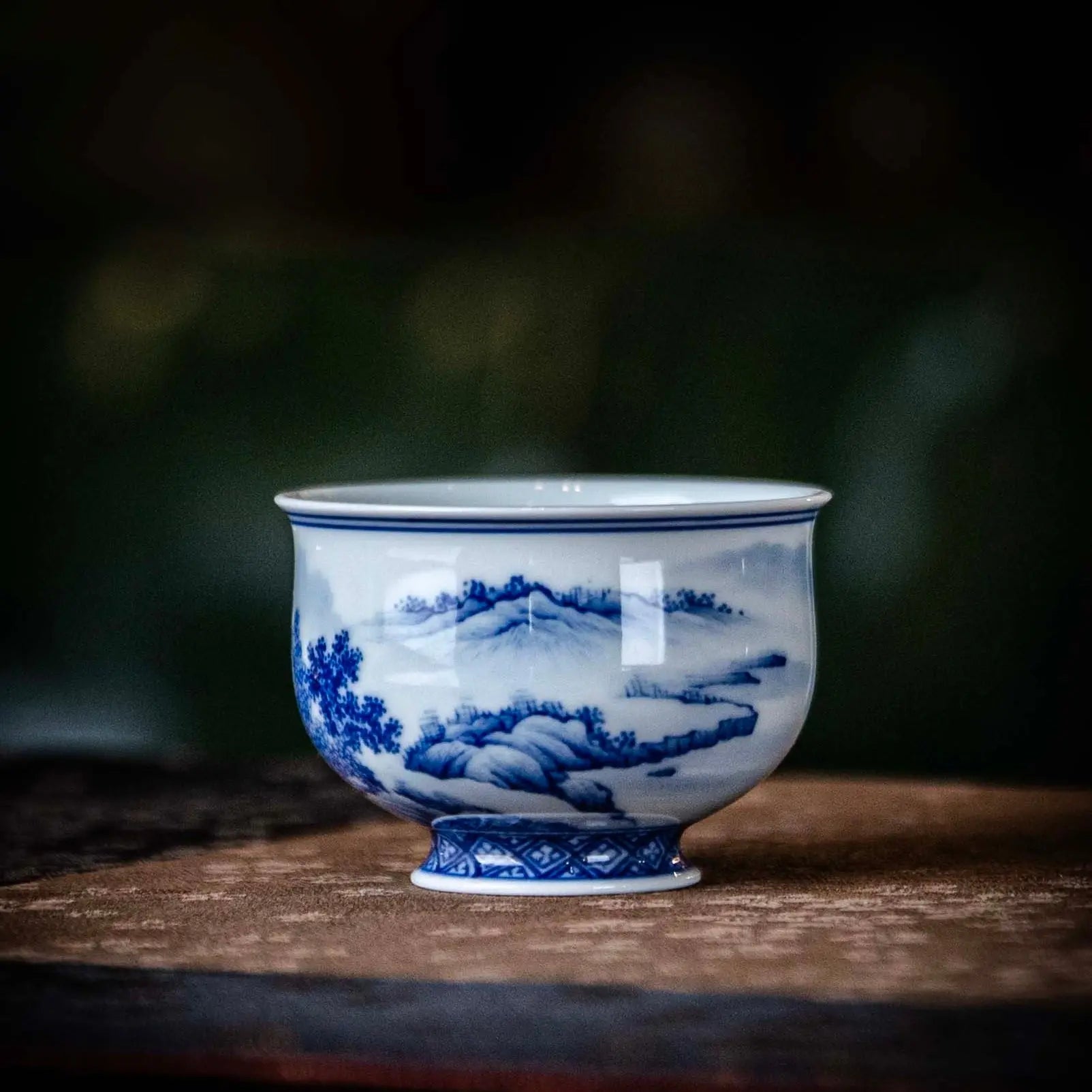 Shan Shui 110cc - Jing De Zhen Porcelain Gaiwan zycschina