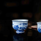 Shan Shui 110cc - Jing De Zhen Porcelain Gaiwan zycschina