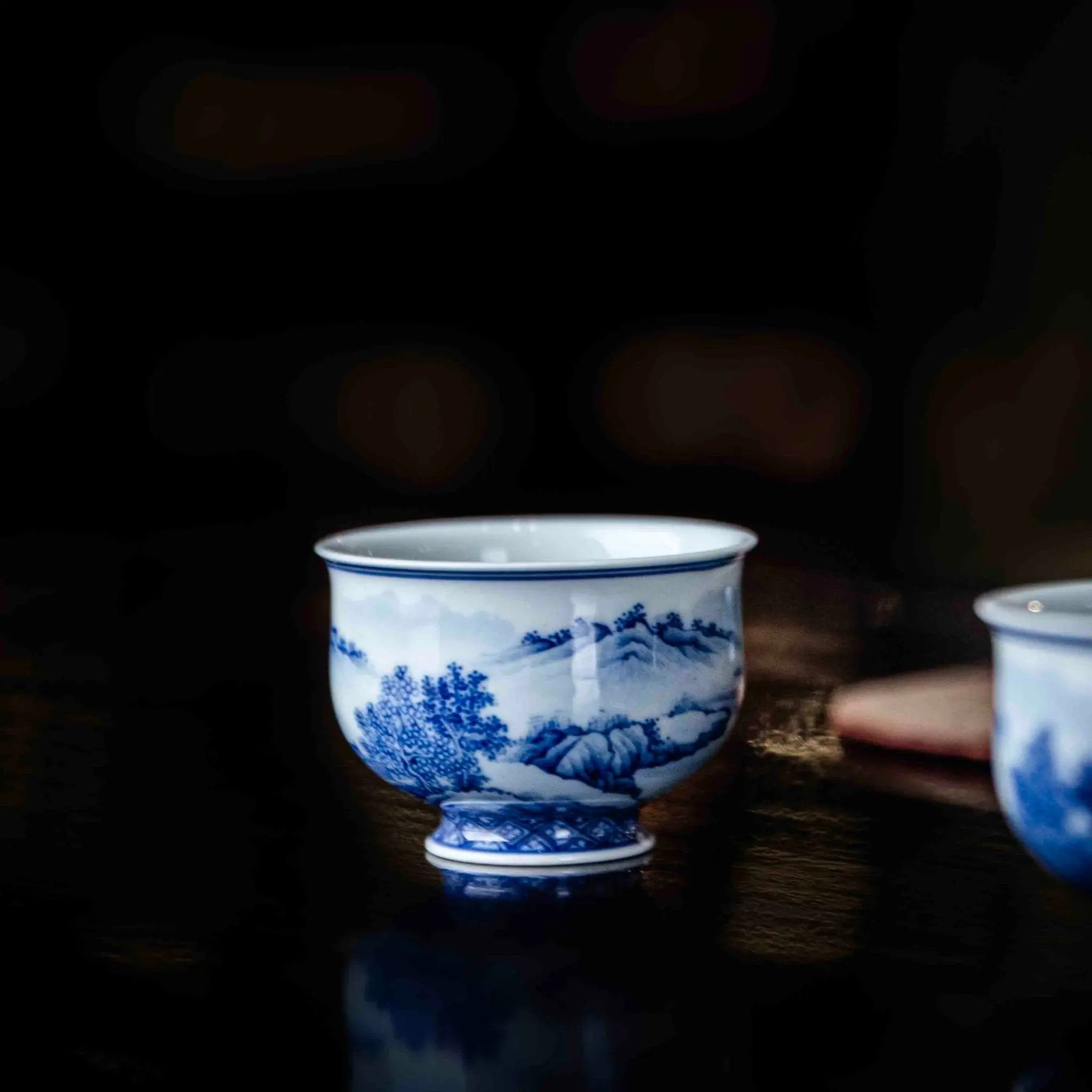Shan Shui 110cc - Jing De Zhen Porcelain Gaiwan zycschina