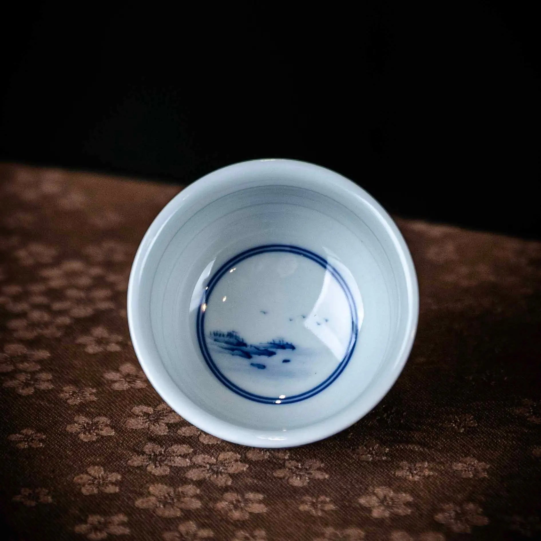 Shan Shui 110cc - Jing De Zhen Porcelain Gaiwan zycschina