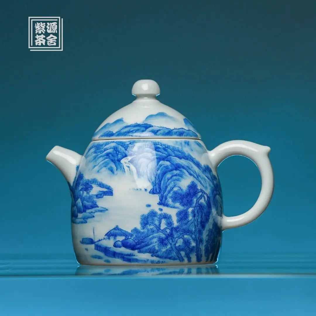 Shan Shui 120cc - Jing De Zhen Porcelain Teapot zycschina