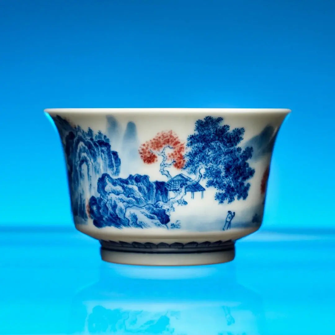 Shan Shui 140cc - Jing De Zhen Porcelain Gaiwan zycschina