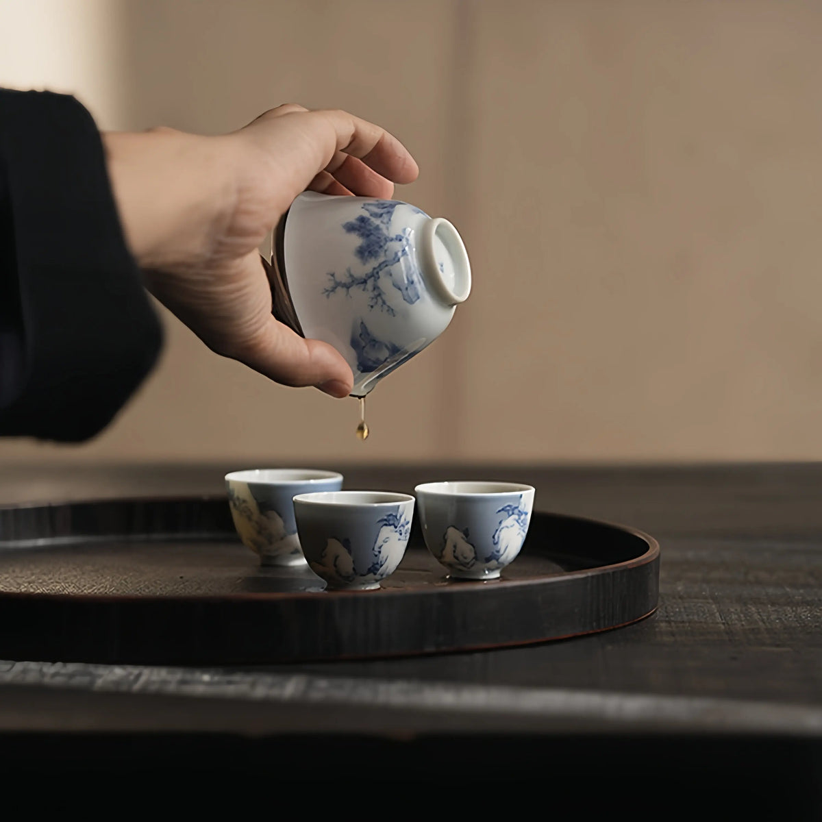 Shan Shui 90cc - Jingdezhen Porcelain Gaiwan zycschina